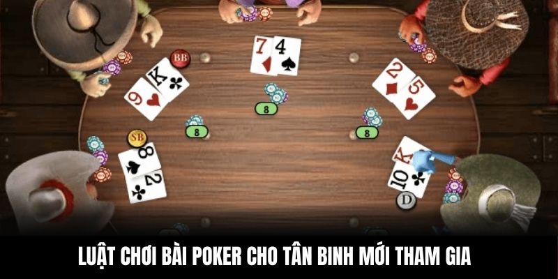 Luật chơi bài Poker cho tân binh mới tham gia